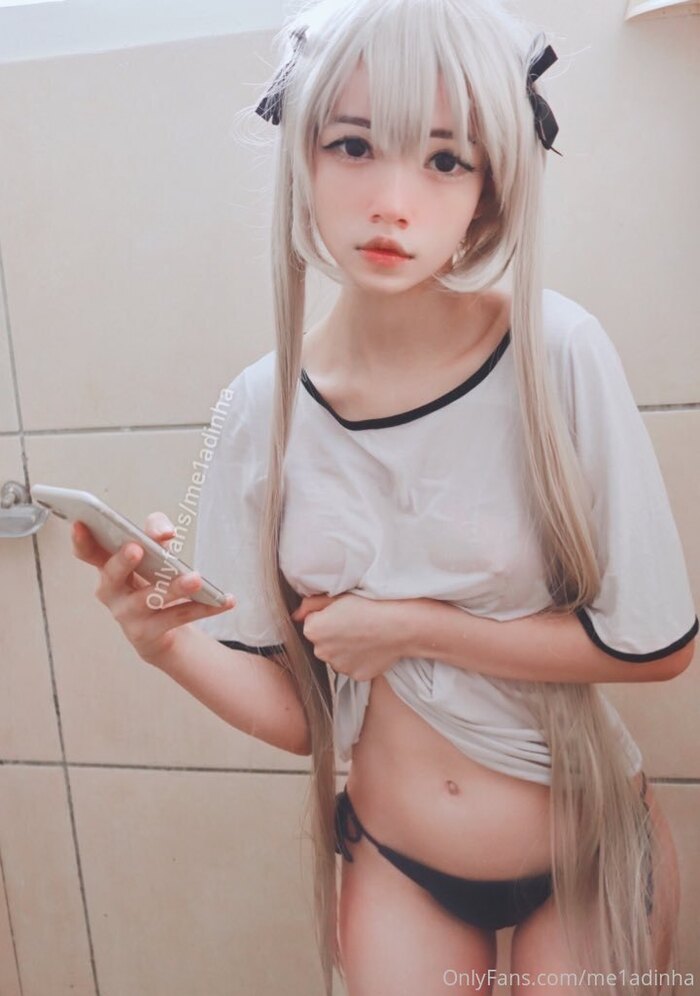 Me1adinha - NSFW, Girls, Erotic, Boobs, Booty, Labia, Wet, Hips, Legs, Asian, Blonde, Cosplayers, Sexuality, Longpost, Nudity, Naked, Wet