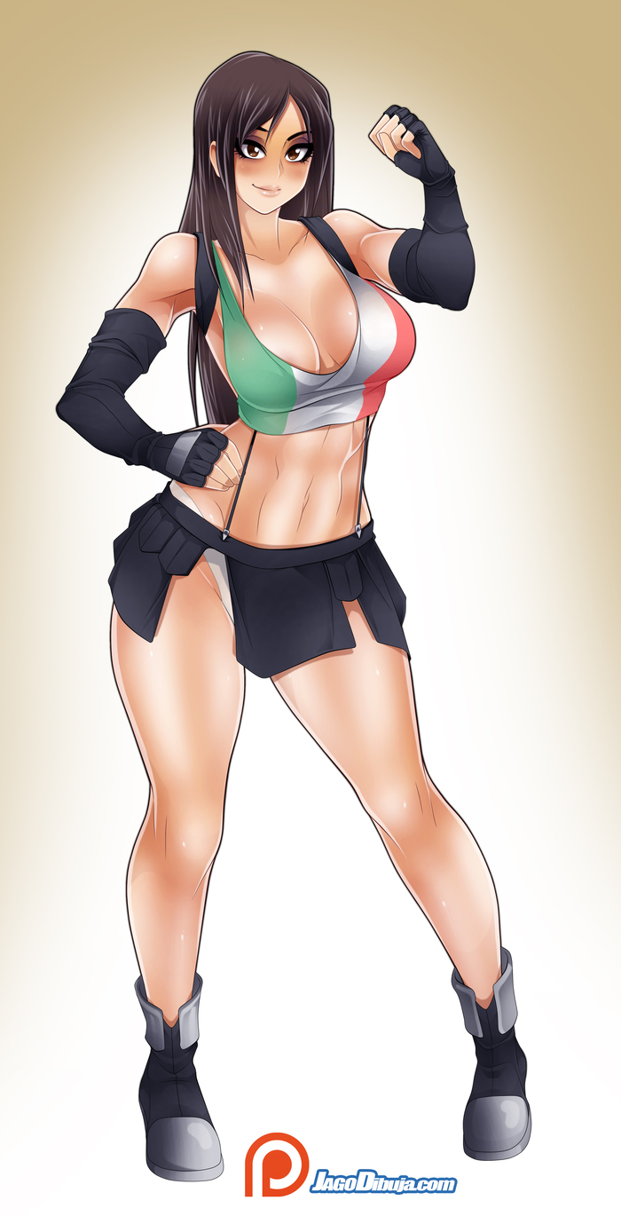 Tifa Lockhart - NSFW, Erotic, Art, Hand-drawn erotica, Jago, Tifa lockhart, Longpost