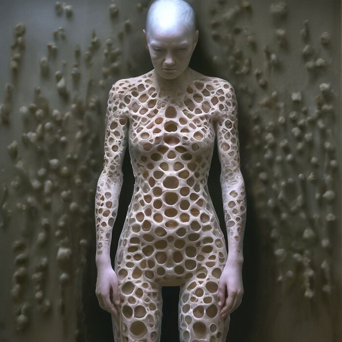 Trypophobia - NSFW, Masterpiece (Yandex), Neural network art, Trypophobia, Negative