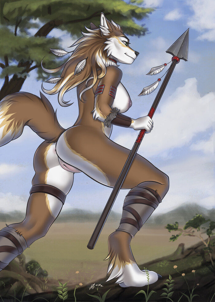 Continuation of the post Huntress - NSFW, Furry, Anthro, Art, Yiff, Furotica, Furry wolf, Novery, Reply to post