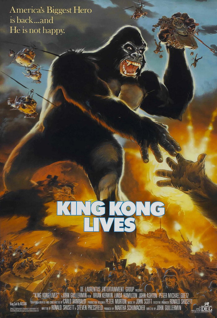 Boobs in King Kong Lives (1986) - NSFW, Boobs, Movies, Боевики, Adventures, 80-е, 1986, Longpost