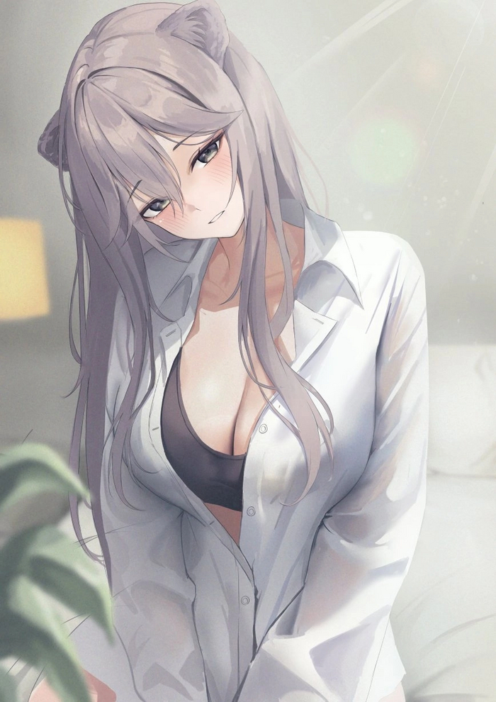 Botan - NSFW, Аниме, Anime Art, Shishiro Botan, Hololive, Virtual YouTuber