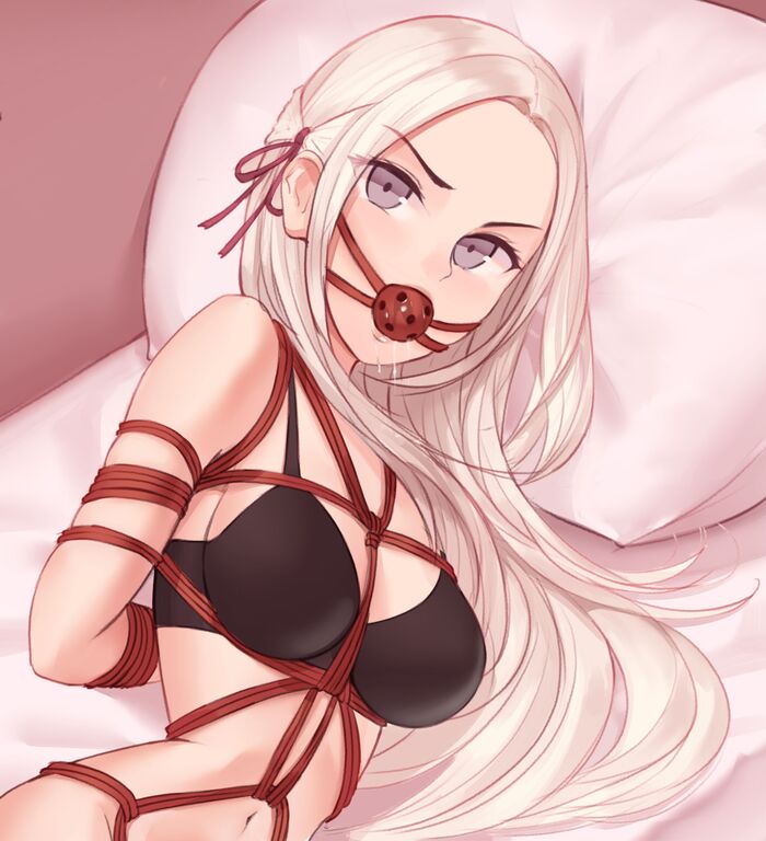 punished - NSFW, Anime, Pixiv, Anime art, Edelgard, Bondage, Underwear, Shibari, Fire emblem, Longpost