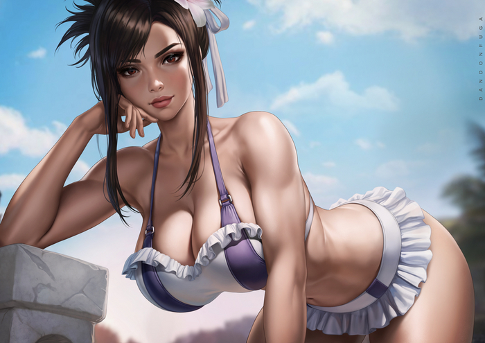 Typhus - NSFW, Games, Art, Erotic, Tifa lockhart, Final fantasy vii, Dandonfuga