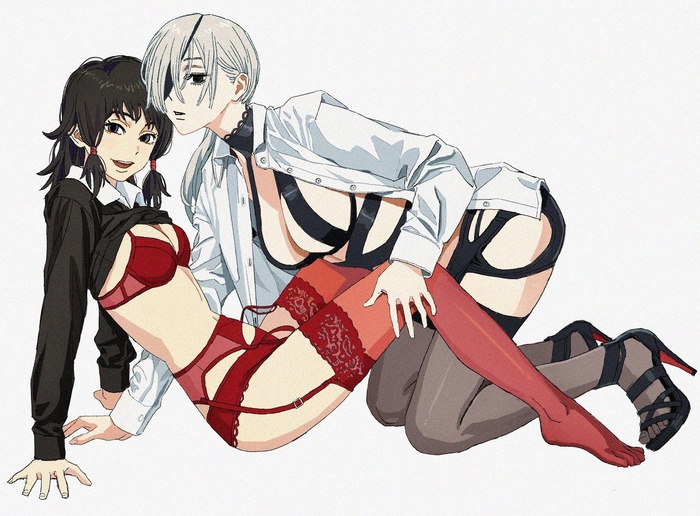 Chainsaw man - NSFW, Anime, Art, Anime art, Chainsaw man, Mifune Fumiko, Quanxi