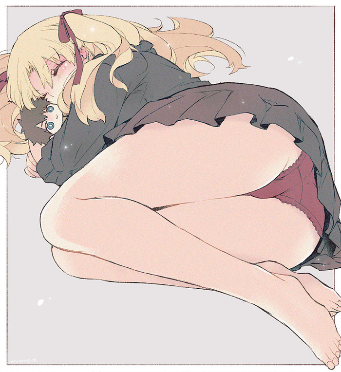 Sweet Dreams - NSFW, Art, Anime, Fate grand order, Anime art, Ereshkigal, Underpants