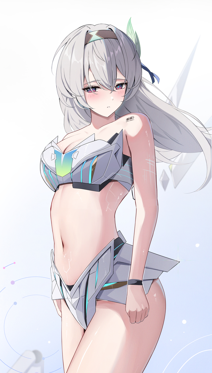 Hotaru - NSFW, Hips, Pixiv, Anime, Stomach, Navel, Anime art, Yeni1871, Firefly (Honkai: Star Rail), Honkai: Star Rail