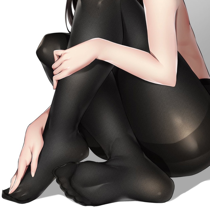 Stockings are our everything - NSFW, Anime art, Anime, Art, Tights