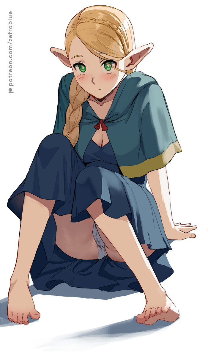 Марсиль - NSFW, Anime Art, Аниме, Marcille Donato, Dungeon Meshi, Zefrablue