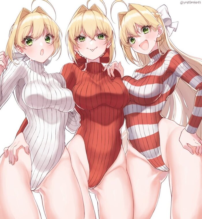 Saber Gluttons - NSFW, Anime art, Anime, Art, Fate, Saber, Nero claudius