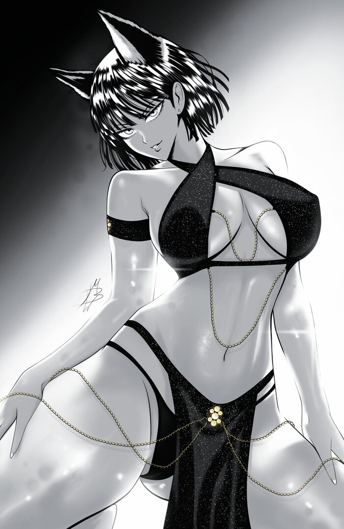 Продолжение поста «Фубуки» - NSFW, Арт, Аниме, Anime Art, Onepunchman, Fubuki, Mostlybluewyatt, Рисованная эротика, Twitter (ссылка), Ответ на пост, Длиннопост