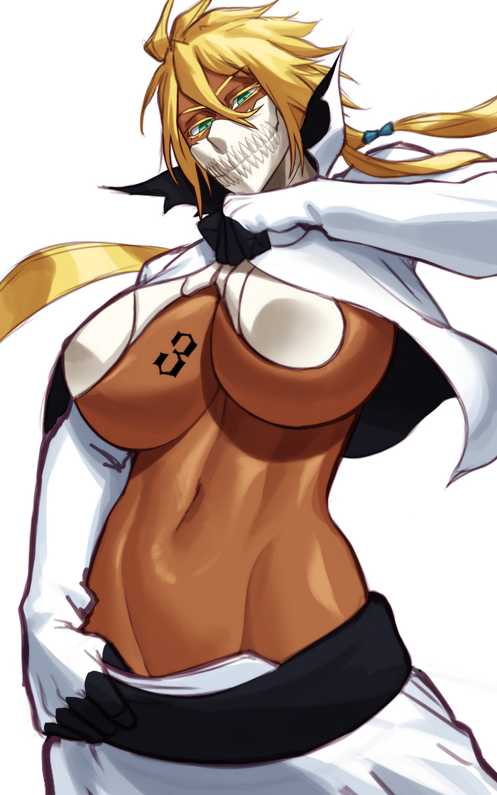 Tier Harribel - NSFW, Art, Anime art, Anime, Bleach, TIE Fighter, Sotcho, Boobs, Strong girl, Erotic, Hand-drawn erotica, Longpost