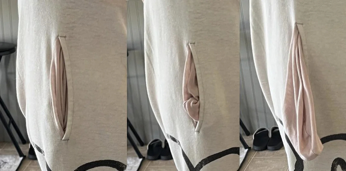 Years go by - NSFW, Labia, Pocket, Cameltoe, Humor, Hidden meaning, Clitoris, Age