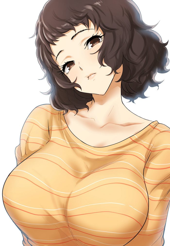 Becky - NSFW, Anime art, Anime, Games, Persona, Persona 5, Ren Amamiya, Kawakami Sadayo, Longpost