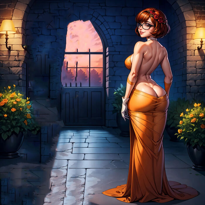 Velma - NSFW, Hand-drawn erotica, Neural network art, Rule 34, Cartoons, Scooby Doo, Velma Dinkley