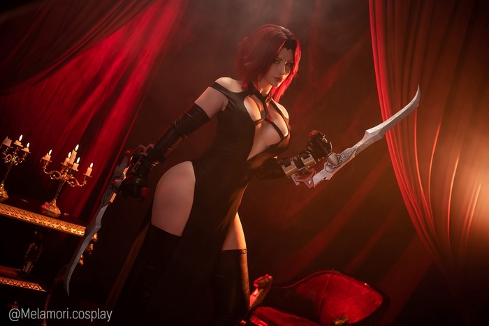 BloodRayne cosplay by Lady Melamori - NSFW, My, Cosplay, Lady melamori, Bloodrayne, Longpost, The photo