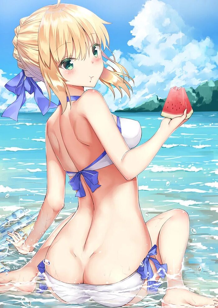 Glutton Saber - NSFW, Anime, Anime art, Fate grand order, Fate, Saber, Artoria pendragon