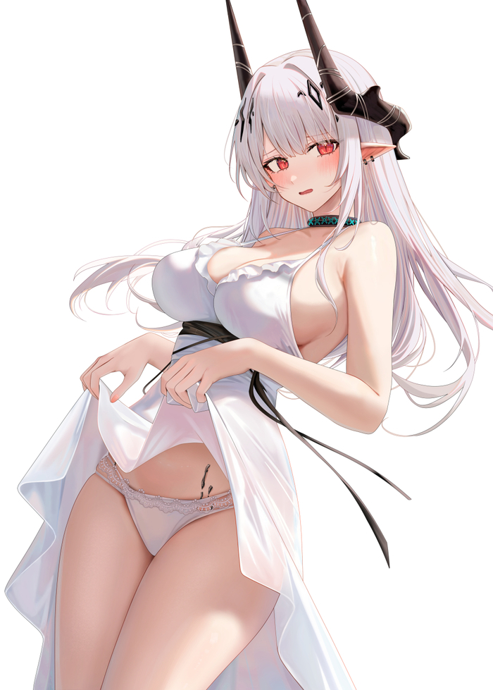 Mudrock - NSFW, Anime Art, Аниме, Mudrock, Arknights, Ru zhai