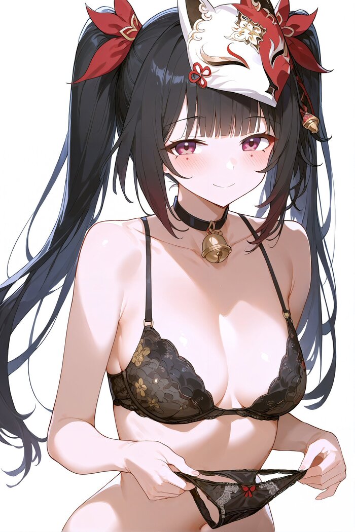 Your reward - NSFW, Anime, Anime art, Honkai: Star Rail, Sparkle (Honkai: Star Rail), Pantsu, Bra, Boobs, Neural network art