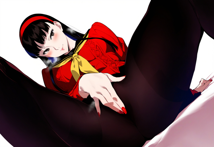 Continuation of the post Minx - NSFW, Art, Anime, Anime art, Hand-drawn erotica, Erotic, Neural network art, Persona, Persona 4, Amagi Yukiko, Reply to post