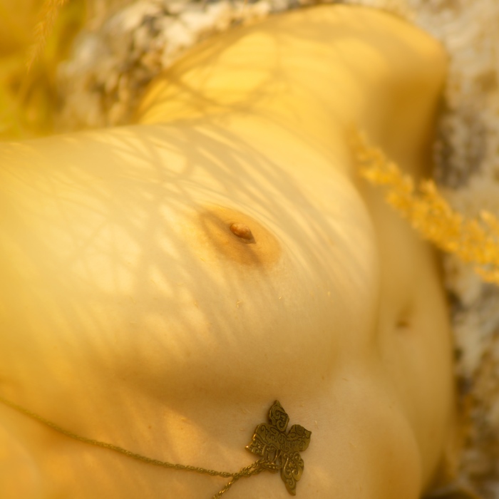 In grass - NSFW, My, Summer, Girls, Nipples, Amateur photography, The photo, Repeat