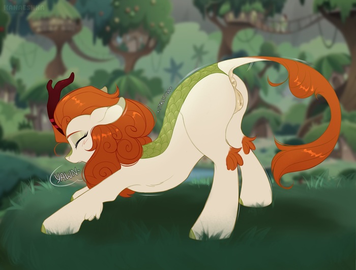 Кириняшные потягушки - NSFW, My Little Pony, PonyArt, MLP Explicit, MLP anatomically correct, Autumn Blaze