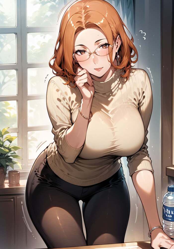 Animilfs - NSFW, Milota, Images, Anime art, MILF, Longpost, Neural network art