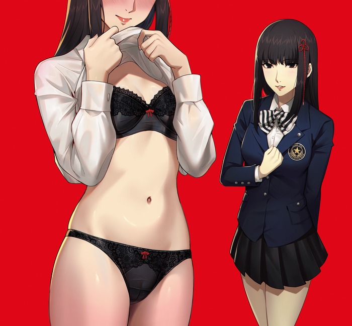 Хифуми - NSFW, Anime Art, Аниме, Игры, Persona, Persona 5