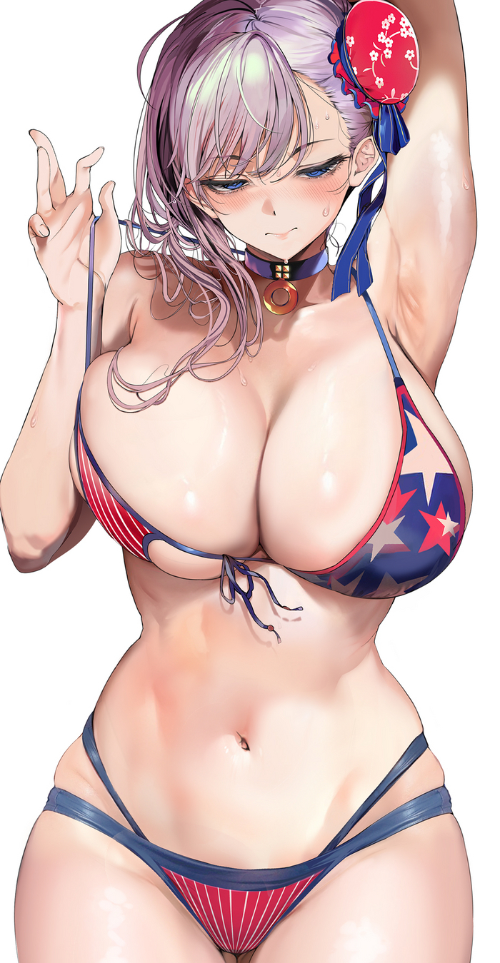 Miyamoto Musashi - NSFW, Anime art, Anime, Fate, Miyamoto musashi, Marushin denwa0214, Fate grand order