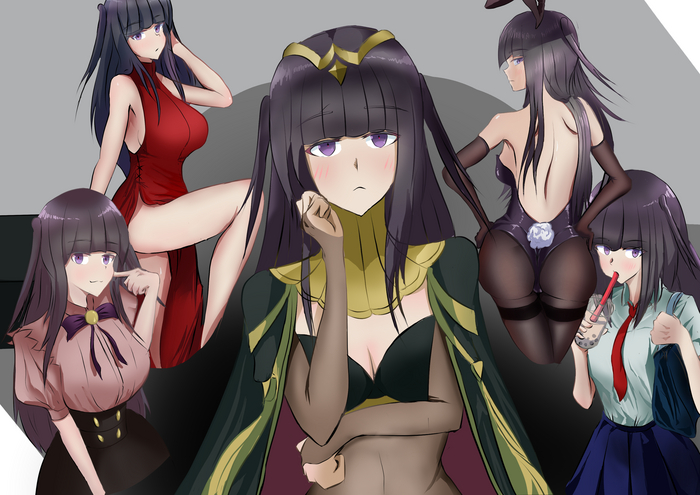 Tarja - NSFW, Anime, Pixiv, Anime art, Hips, Tharja, Fire emblem, Fire emblem awakening, Bunnysuit