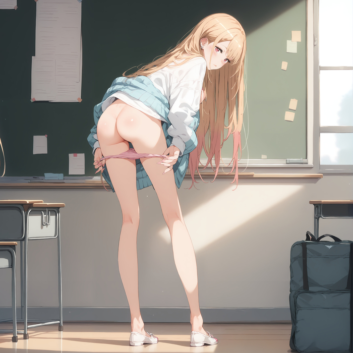 Marin Kitagawa #1 - NSFW, Neural network art, Stable diffusion, Anime art, Anime, Marin Kitagawa, Sono Bisque Doll wa Koi wo Suru