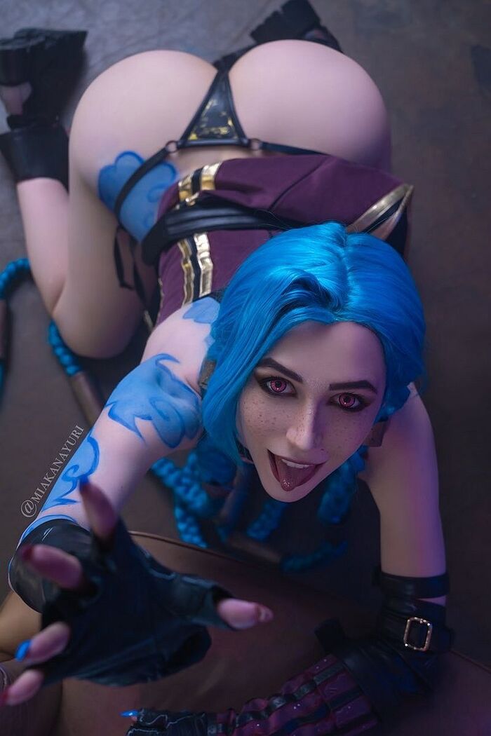 Continuation of the post Jinx (MiakanaYuri) - 18+, The photo, PHOTOSESSION, Cosplay, Cosplayers, Booty, Boobs, Erotic, Jinx, League of legends, Longpost, Arcane, Reply to post, NSFW