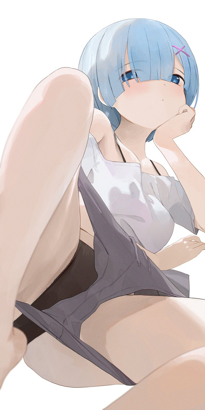 Рем - 18+, Anime Art, Аниме, Re:Zero Kara, Rem (Re:Zero Kara), NSFW