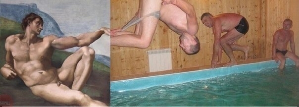 renaissance memes - Humor, Renaissance, Swimming pool, Bounce, NSFW