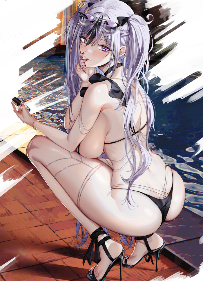 Elbe - NSFW, Anime Art, Аниме, Azur Lane, Elbe