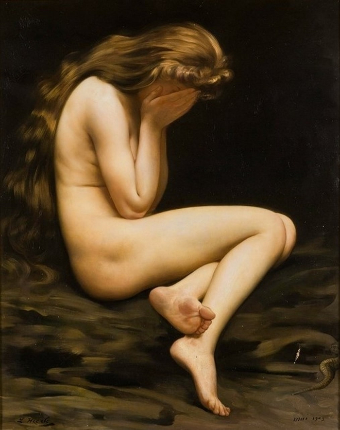 Crying the Eve - Art, Creation, Painting, NSFW