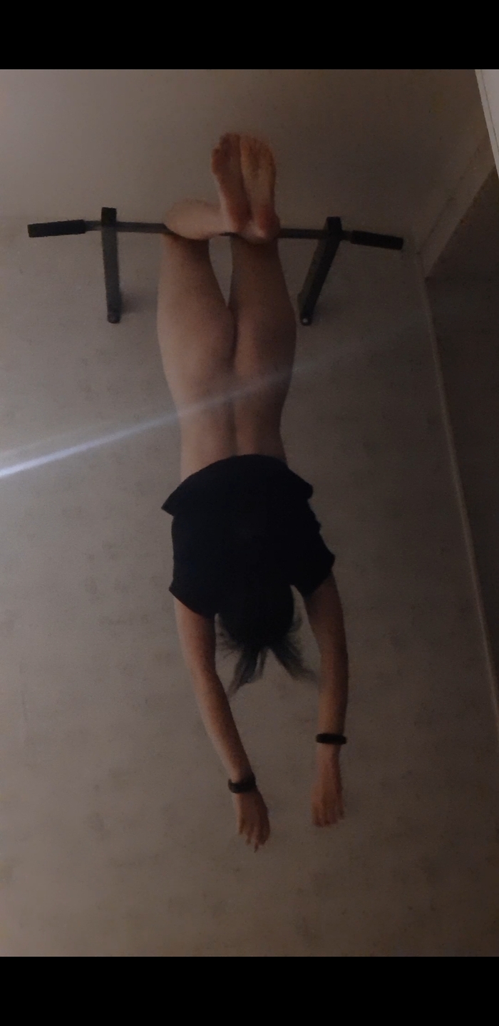 Evening exercises - NSFW, My, Booty, Girls, No face, Longpost