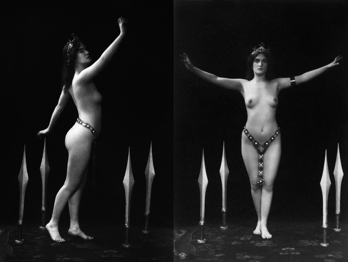 The 20s of the last century - NSFW, Girls, Erotic, Retro, Vintage, Black and white photo