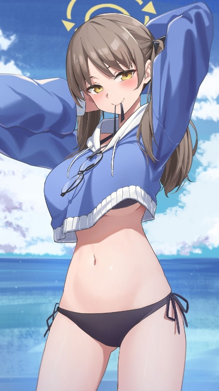 Moe - NSFW, Anime art, Anime, Blue archive, Kazekura Moe