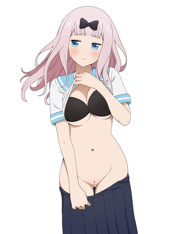 Chica - NSFW, Anime, Anime art, Art, Kaguya-Sama wa Kokurasetai, Coro Fae, Underwear, Boobs, School uniform, Pantsu, Hand-drawn erotica, Erotic, Longpost, Fujiwara chika