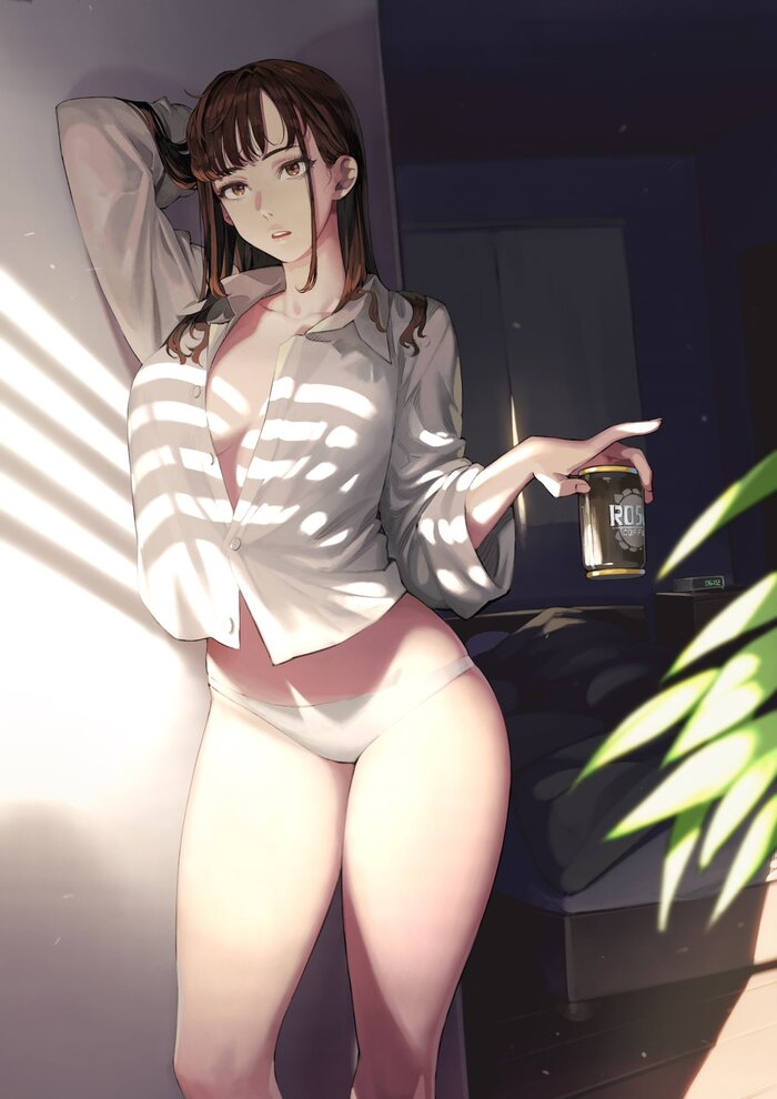 Hangover - NSFW, Navigavi, Art, Anime, Anime art, Hand-drawn erotica, Pantsu, Longpost