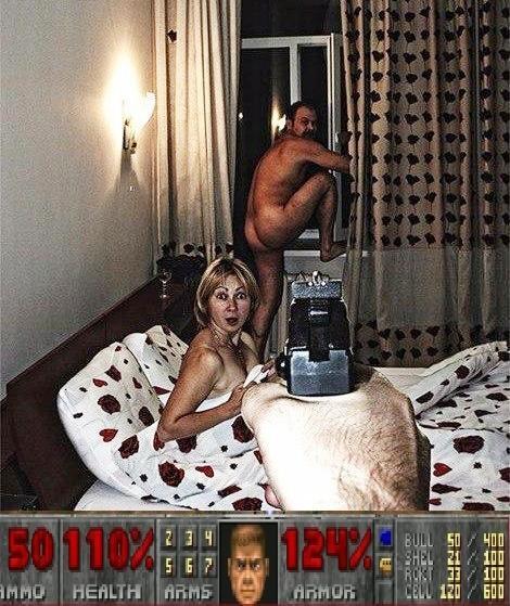 Found a secret level in Doom2 - NSFW, My, Naked guy, Doom, Treason, Humor