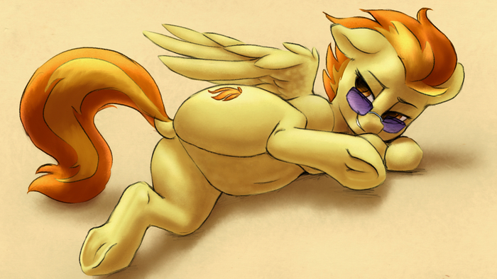 She brags about how she ate on state grubs - NSFW, My little pony, PonyArt, MLP Edge, Dimfann, Spitfire