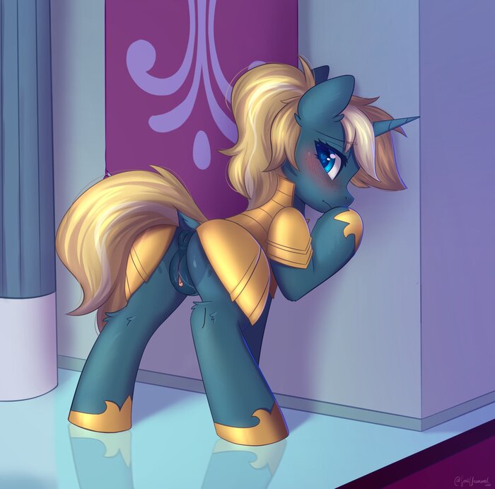 Tail check, please lift the tails - NSFW, My little pony, PonyArt, MLP Explicit, Original character, MLP Socks, Changeling, Longpost