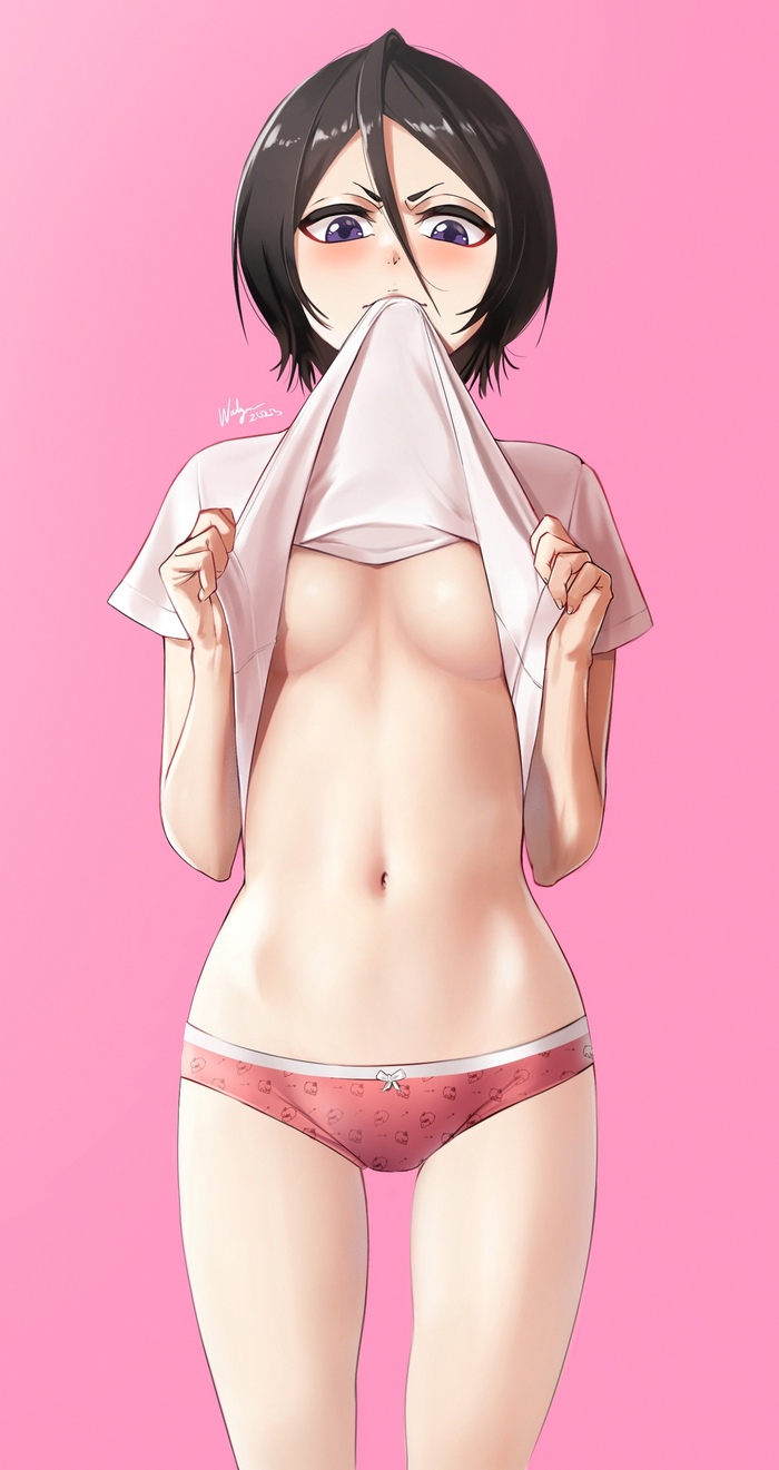 Rukia - NSFW, Anime Art, Аниме, Bleach, Rukia Kuchiki