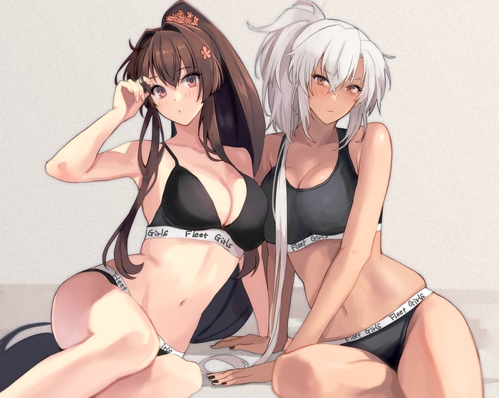 Yamato und Musashi - NSFW, Anime art, Anime, Kantai collection, Yamato, Musashi