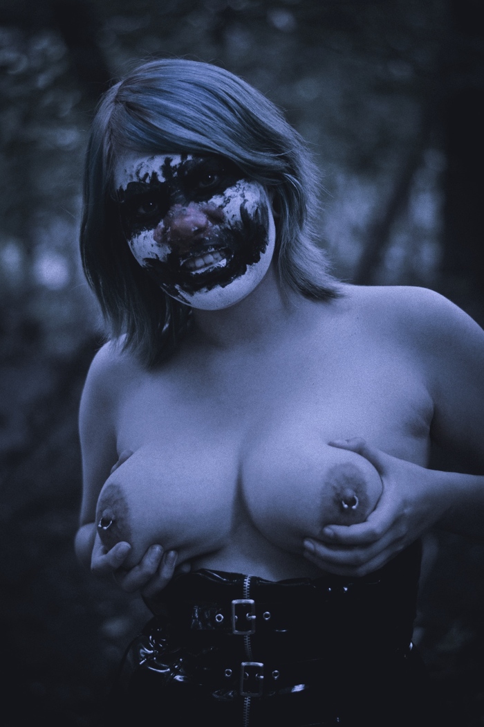 clown - NSFW, My, Boobs, Girls, Erotic, Piercing